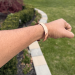 13mm_Hammered: Hand Forged 100% Pure Copper Bracelet. Made with Premium Solid High Gauge Copper and Health benefits. - Image 3