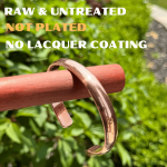 10MM Plain: Hand Forged Unisex 100% Pure Copper Bracelet. Made with Premium Solid High Gauge Copper - Image 3