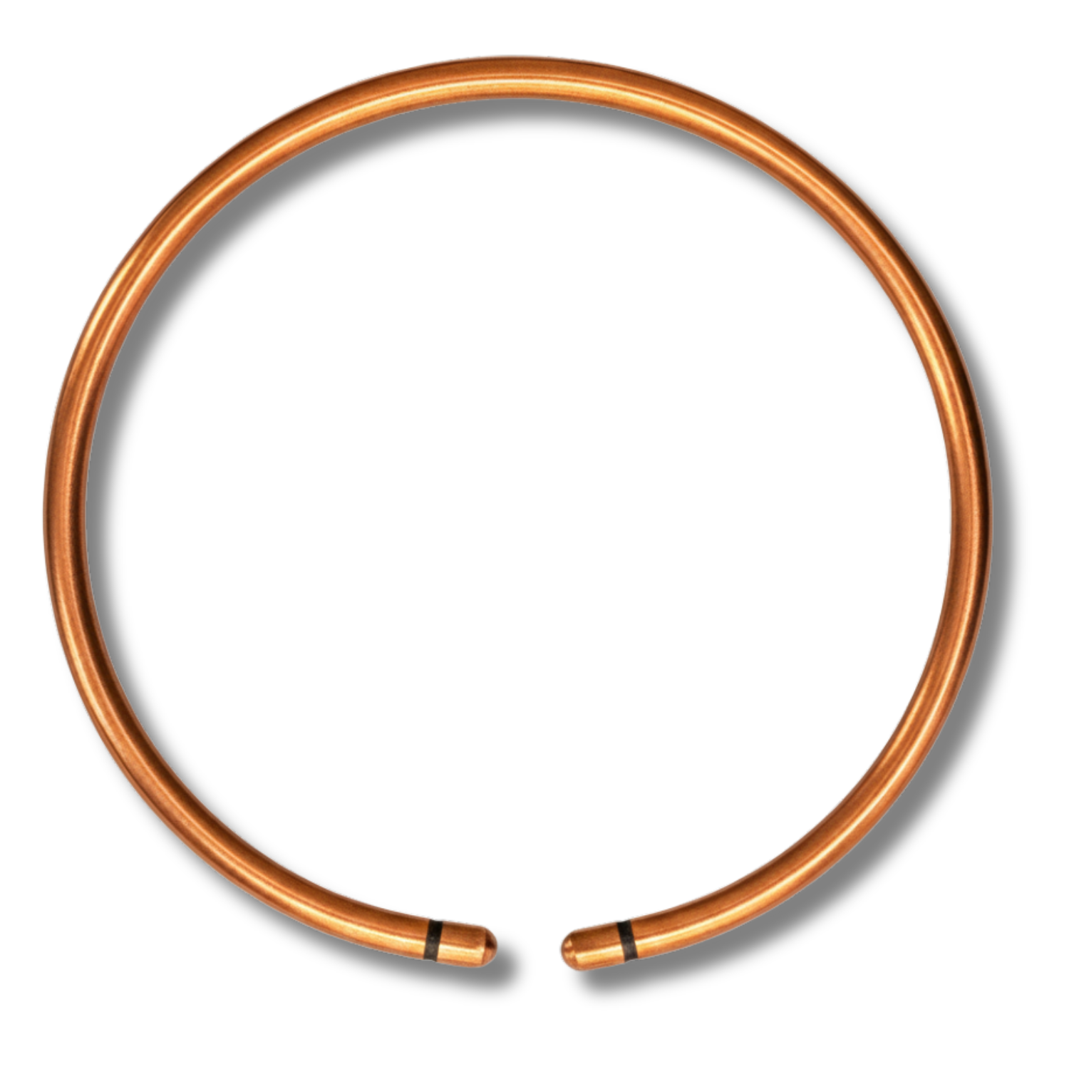 3 Plain 5MM:100% Pure Copper Anklet for Women and Men – Raw, Solid, Uncoated, Adjustable, Handcrafted - Image 1