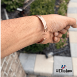 9mm_Hammered: Hand Forged Unisex 100% Pure Copper Bracelet. Made with Premium Solid High Gauge Copper and Health benefits. - Image 5