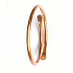 4MM_Spiral: Hand Forged Unisex 100% Pure Copper Bracelet. Made with Premium Solid High Gauge Copper and Health benefits. - Image 2