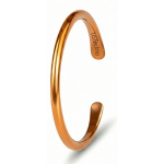 5mm_FlatEnd:Hand Forged Unisex 100% Pure Copper Bracelet. Made with Premium Solid High Gauge Copper and Health benefits. - Image 2