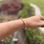 5mm_FlatEnd:Hand Forged Unisex 100% Pure Copper Bracelet. Made with Premium Solid High Gauge Copper and Health benefits. - Image 4