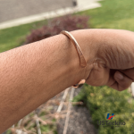 5mm_FlatEnd:Hand Forged Unisex 100% Pure Copper Bracelet. Made with Premium Solid High Gauge Copper and Health benefits. - Image 5