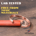 8MM Plain: Hand Forged Unisex 100% Pure Copper Bracelet. Made with Premium Solid High Gauge Copper - Image 7
