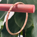 Plain 5MM:100% Pure Copper Anklet for Women and Men – Raw, Solid, Uncoated, Adjustable, Handcrafted - Image 2