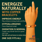 4MM_Spiral: Hand Forged Unisex 100% Pure Copper Bracelet. Made with Premium Solid High Gauge Copper and Health benefits. - Image 6